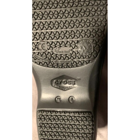 Crocs Clogs Womens 6W Neria Pro 2 Graphic Work Black Multi Floral Colorful Boho - Picture 5 of 10